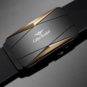 Men's Genuine Leather Automatic Buckle Belt