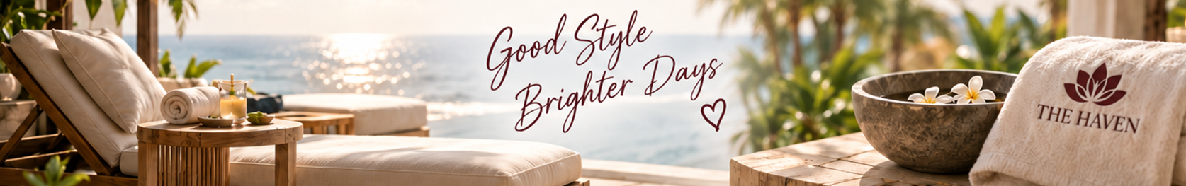 The Haven retail store and spa Health and Wellness. Luxury women's apparel and high end fashion for men and women. Home decor from the haven retail shop. Jewelry, accessories, decor globally sourced. Elegant Luxury Skin care products. Delray Beach. Coastal Luxury